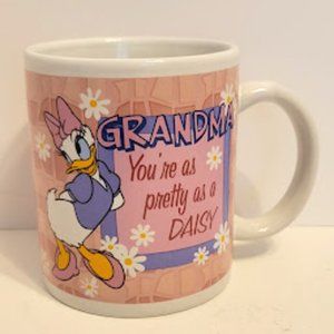 Disney's Daisy Duck "Grandma" Mug "You're as Pretty as a Daisy"